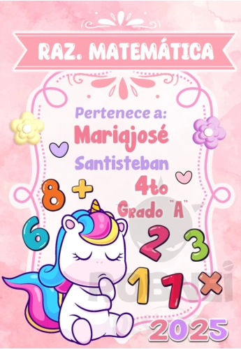 Unicornio Raz Matematica